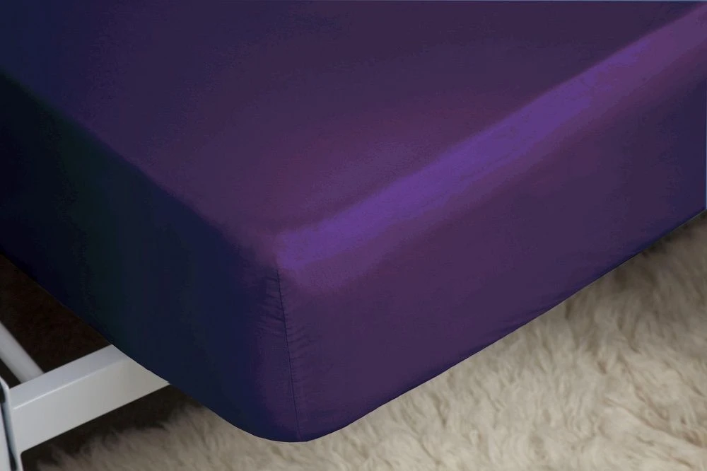 Belledorm 200 Count Fitted Sheet - Mauve 1 Belledorm 200 Count Fitted Sheet - Mauve