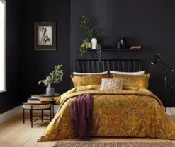 Morris & Co Seasons By May Duvet Cover - Saffron
