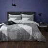 Catherine Lansfield Larsson Geo Grey Duvet Set