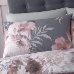 Catherine Lansfield Dramatic Floral Grey Duvet Set 7 Catherine Lansfield Dramatic Floral Grey Duvet Set -Bedding Sale Shop 38141 13339