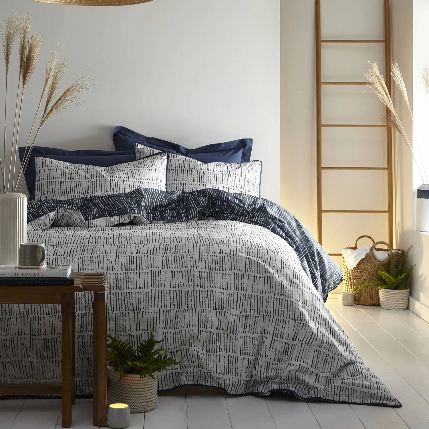 Appletree Matches Ink Blue Duvet Set 1 Appletree Matches Ink Blue Duvet Set