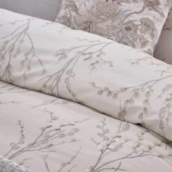 Laura Ashley Pussy Willow Dove Grey Duvet Set -Bedding Sale Shop 44305 6146