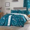 Dreams & Drapes Sweet Pea Teal Duvet Set