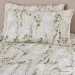 Dreams & Drapes Wild Stems Green Duvet Set -Bedding Sale Shop 53588 25499