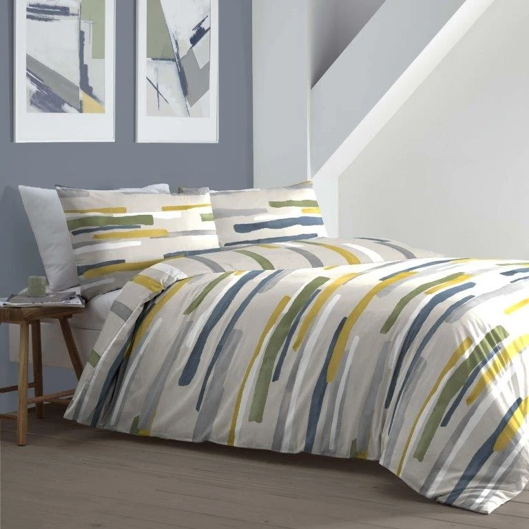 Fusion Clifton Green Duvet Set 1 Fusion Clifton Green Duvet Set