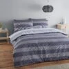 Catherine Lansfield Lines Navy Duvet Set