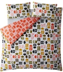 Orla Kiely Cut Stem Multi Paprika Duvet Set