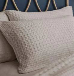 Pineapple Elephant Caspian Stone Waffle Duvet Set -Bedding Sale Shop 53901 24582