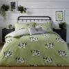 Fusion Daisy Cow Green Duvet Cover Set