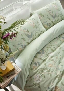 Laura Ashley Summer Palace Eau De Nil Duvet Cover Set -Bedding Sale Shop 54111 23797